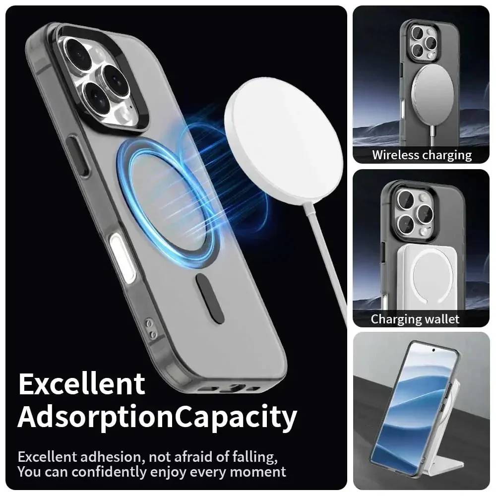 MagSafe Case for Apple iPhone 16 Pro, Techsuit, CandyCase, Black - Image 4