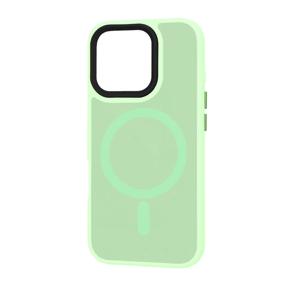 MagSafe Case for Apple iPhone 16 Pro, Techsuit, HaloFrost, Light Green - Image 4