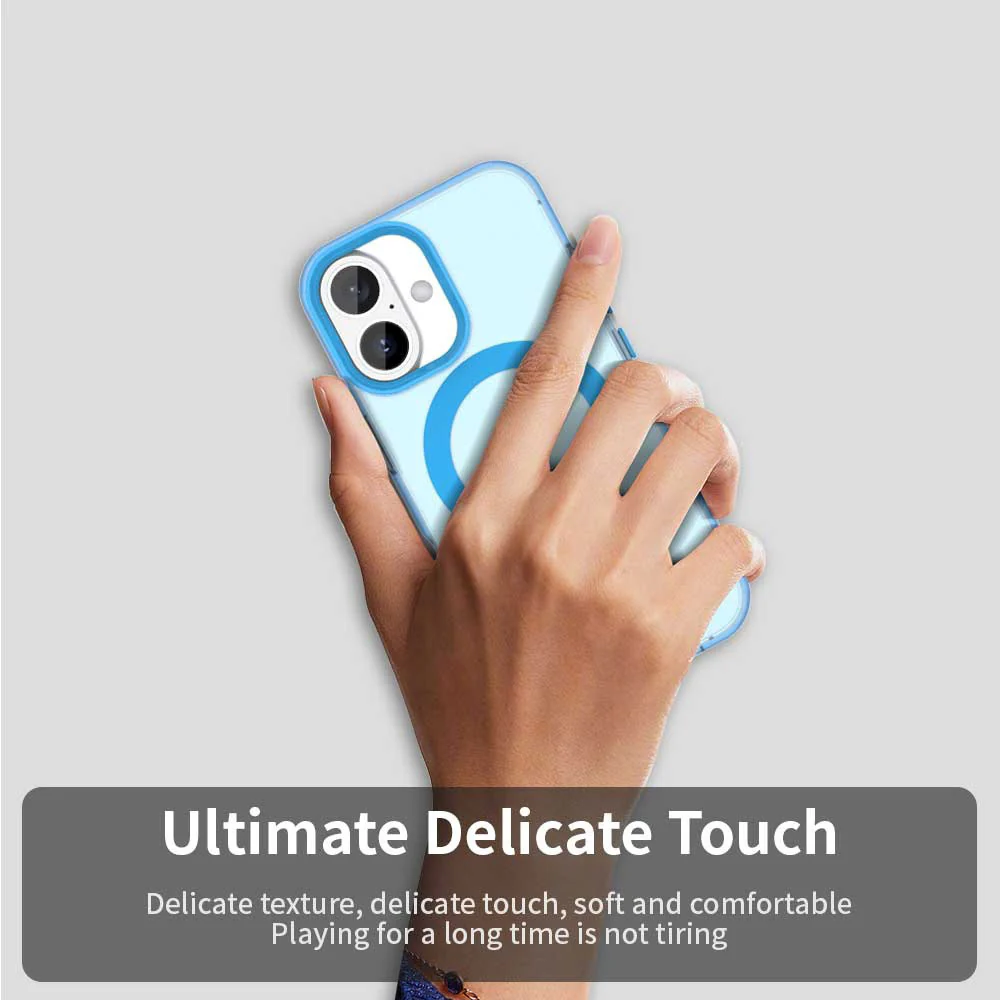 MagSafe Case for Apple iPhone 16, Techsuit, CandyCase, Blue - Image 3