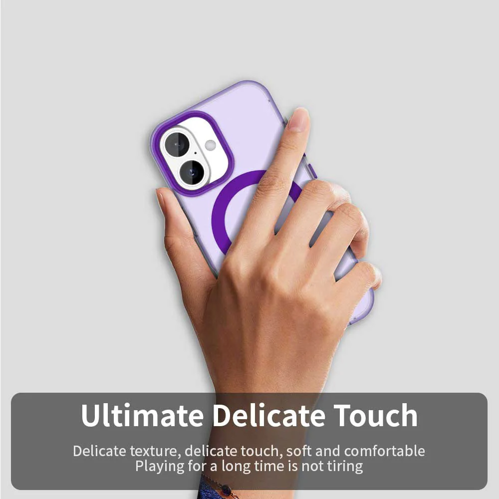 MagSafe Case for Apple iPhone 16, Techsuit, CandyCase, Purple - Image 4