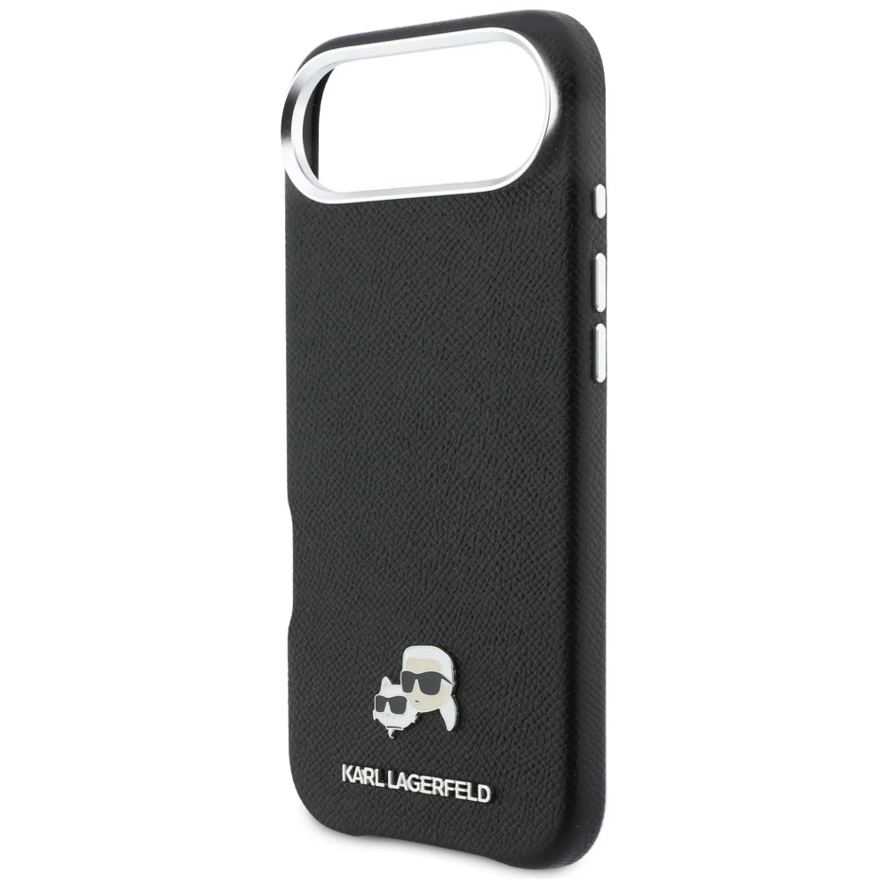 MagSafe Case for Apple iPhone 17 Air, Karl Lagerfeld, Karl & Choupette Head's Pin, Black - Image 5