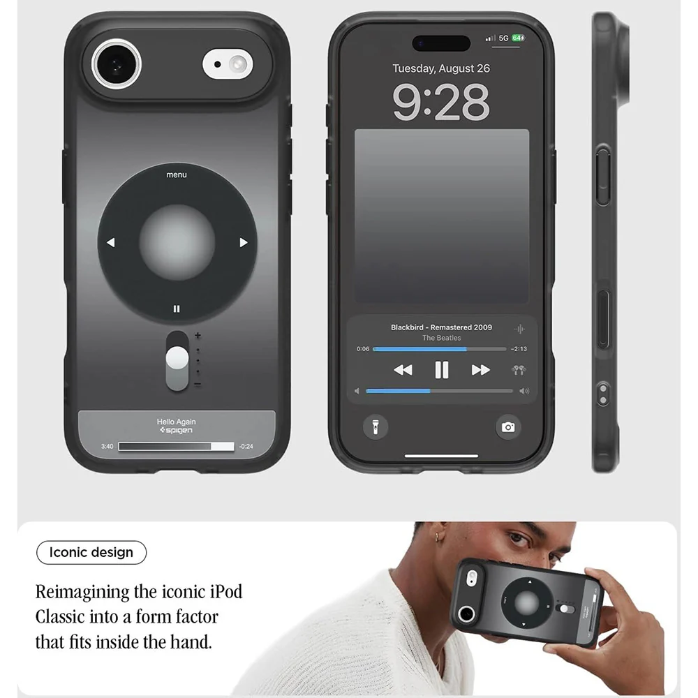 MagSafe Case for Apple iPhone 17 Air, Spigen, Ultra Hybrid Classic, Black ACS10323 - Image 3