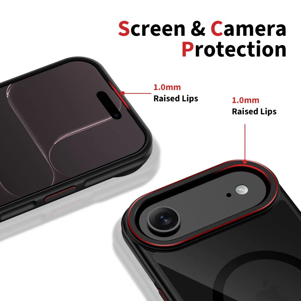 MagSafe Case for Apple iPhone 17 Air, Tech-Protect, Maghybrid, Black - Image 4
