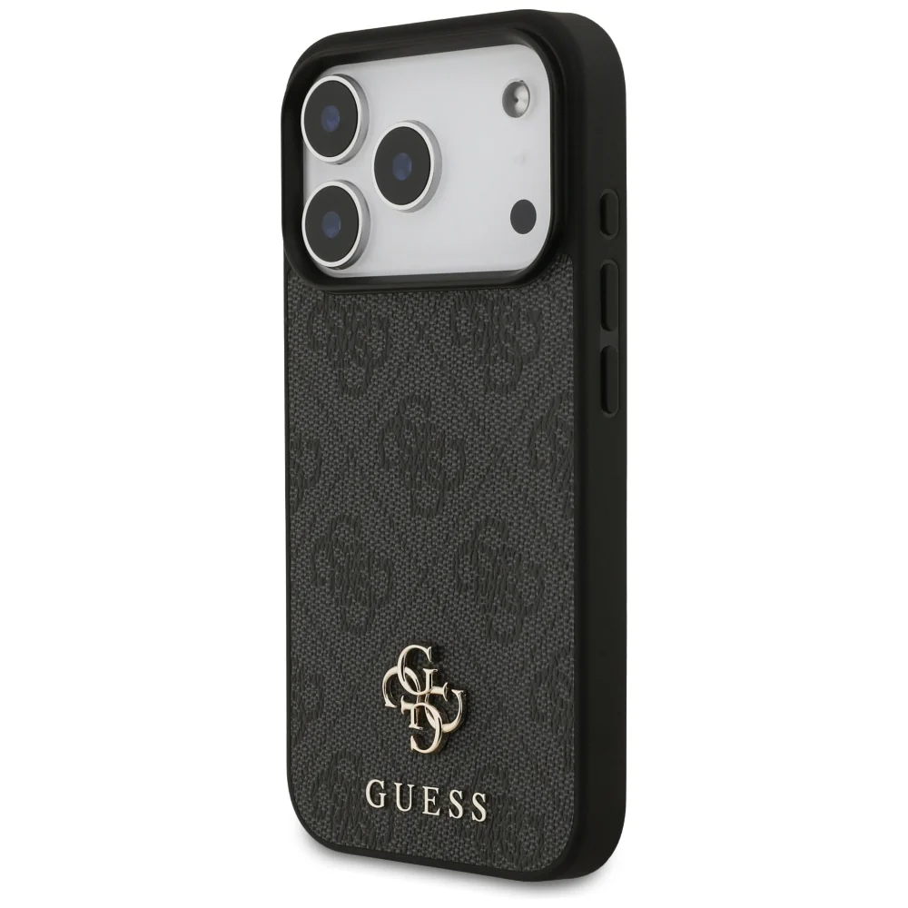 MagSafe Case for Apple iPhone 17 Pro, Guess, 4G Small and Classic Logo, Black - Image 2