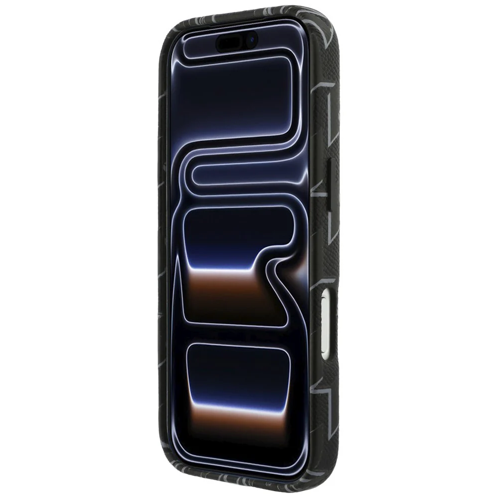 MagSafe Case for Apple iPhone 17 Pro, Karl Lagerfeld, KL Monogram Logo, Black - Image 3