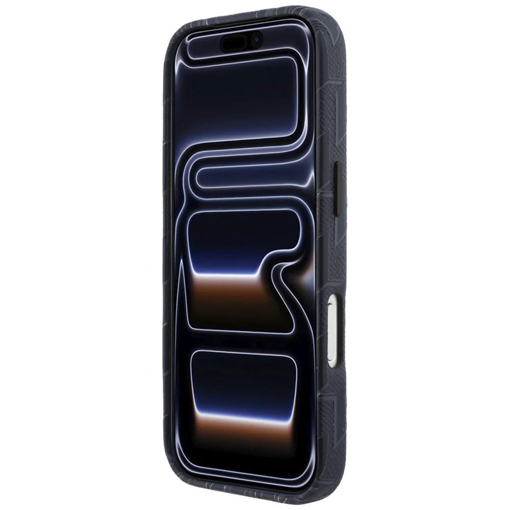 MagSafe Case for Apple iPhone 17 Pro, Karl Lagerfeld, KL Monogram Logo, Blue - Image 3