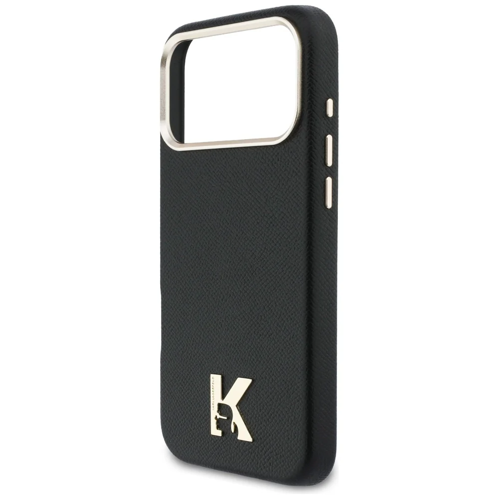 MagSafe Case for Apple iPhone 17 Pro Max, Karl Lagerfeld, Karl Head Logo, Black - Image 2