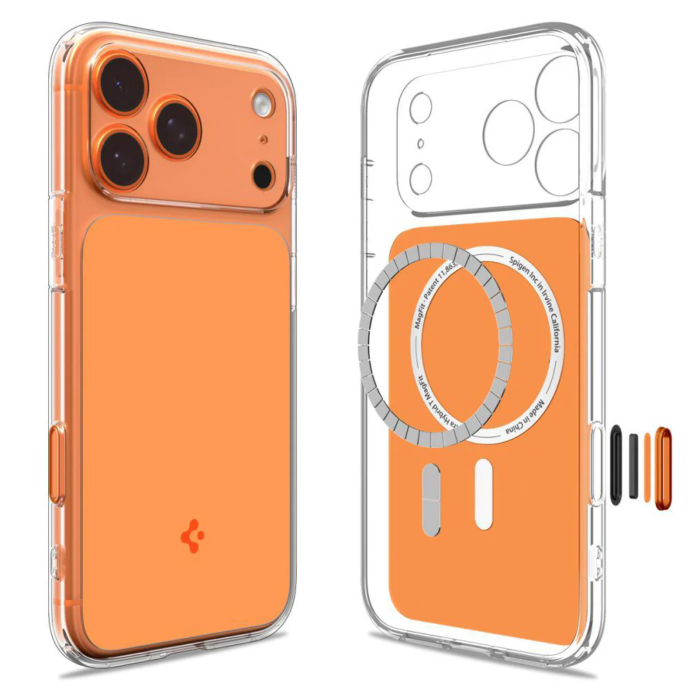 MagSafe Case for Apple iPhone 17 Pro Max, Spigen, Ultra Hybrid T, Orange ACS10474 - Image 2