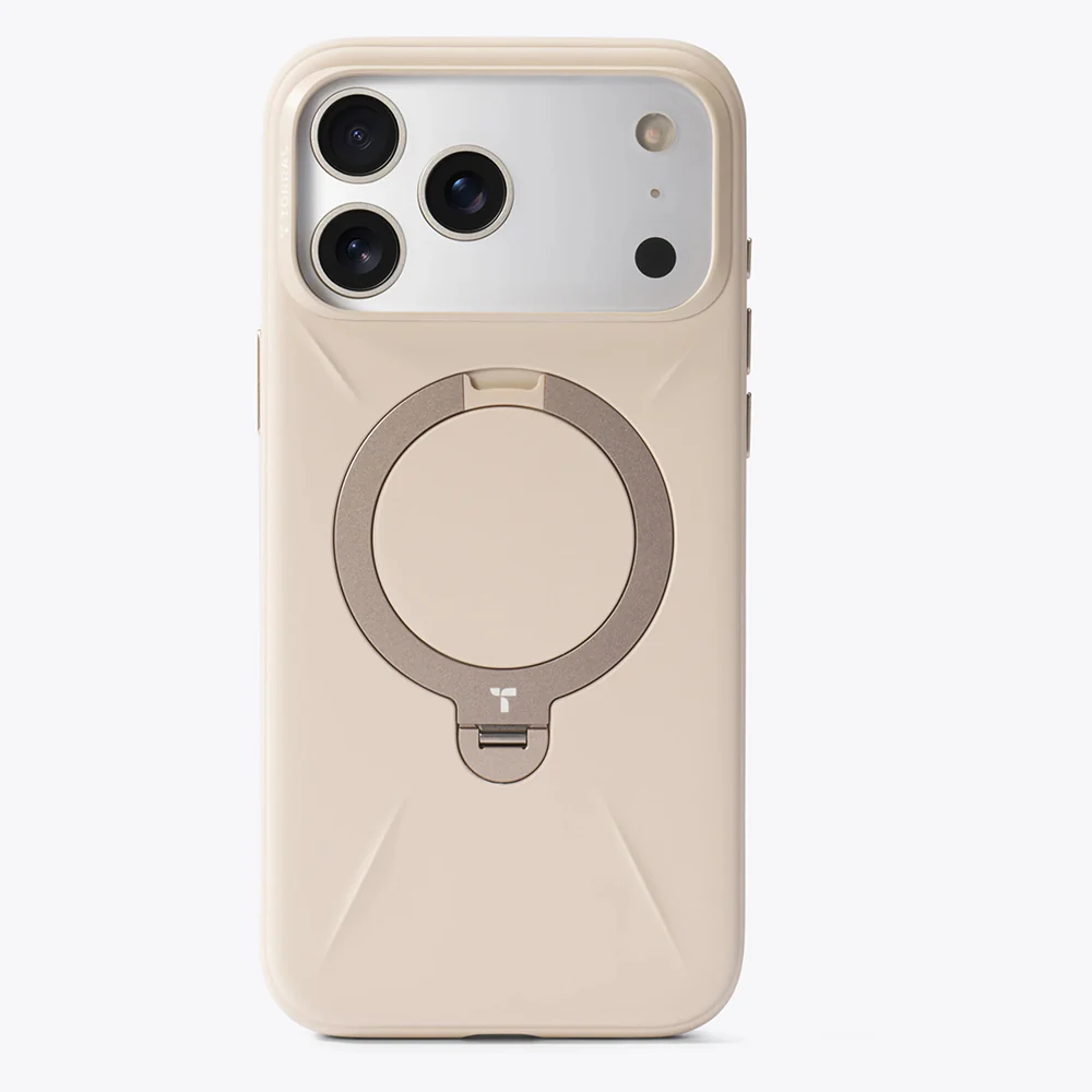 MagSafe Case for Apple iPhone 17 Pro Max, Torras, QPRO Silicone, Gold - Image 2
