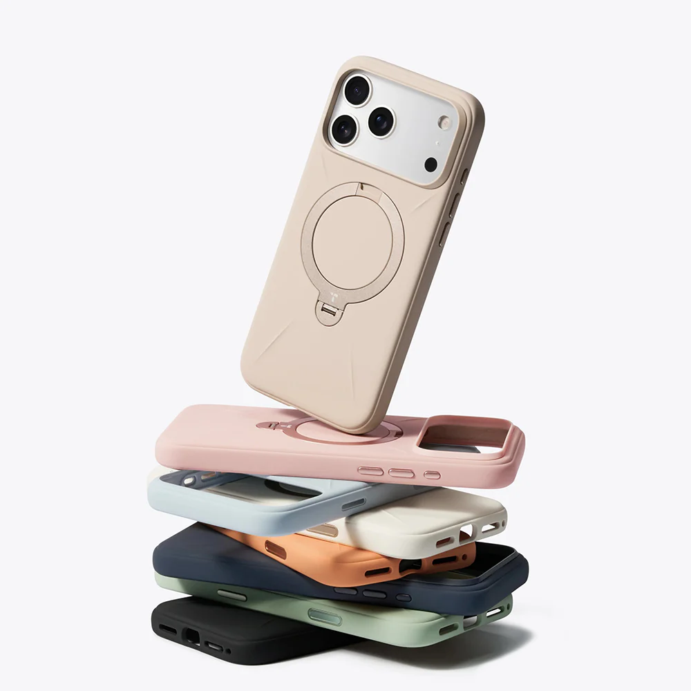 MagSafe Case for Apple iPhone 17 Pro Max, Torras, QPRO Silicone, Light Blue - Image 4