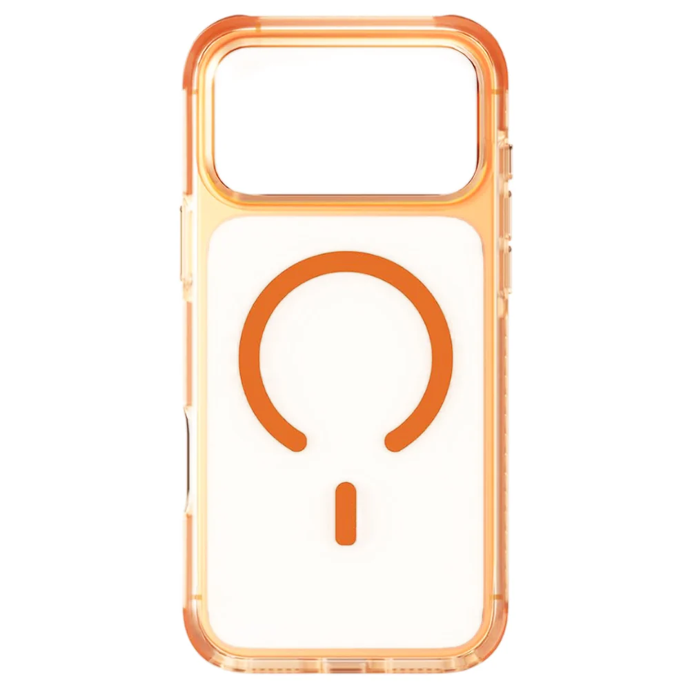 MagSafe Case for Apple iPhone 17 Pro Max, UNIQ, Combat MagClick, Orange - Image 3