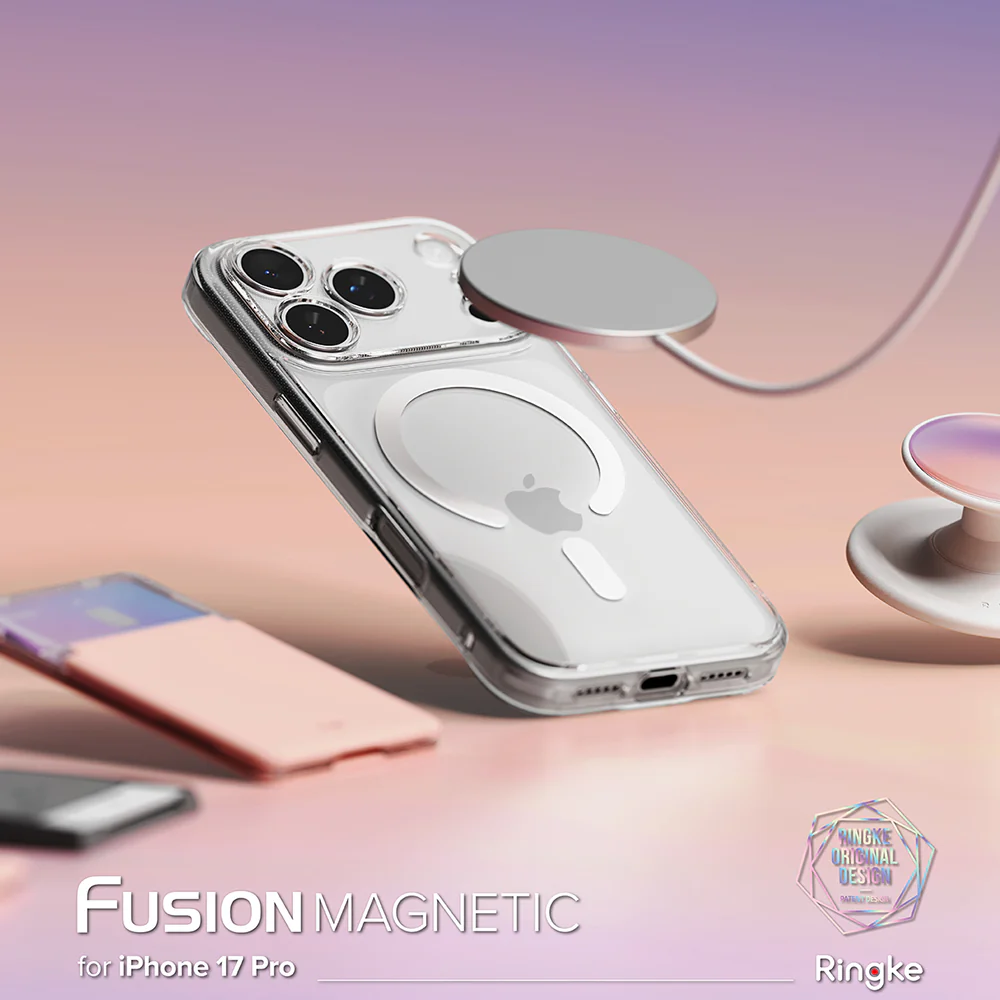 MagSafe Case for Apple iPhone 17 Pro, Ringke, Fusion, Matte Transparent - Image 5