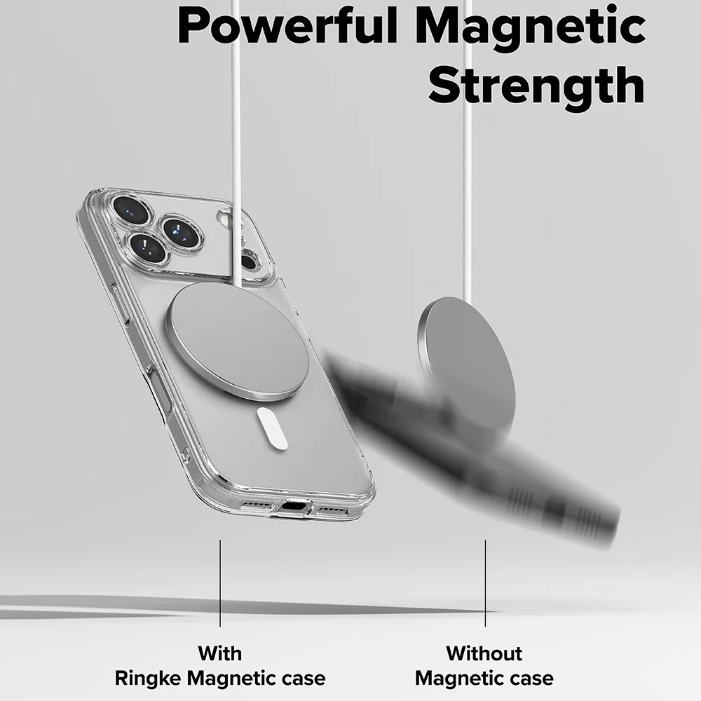 MagSafe Case for Apple iPhone 17 Pro, Ringke, Fusion, Matte Transparent - Image 6