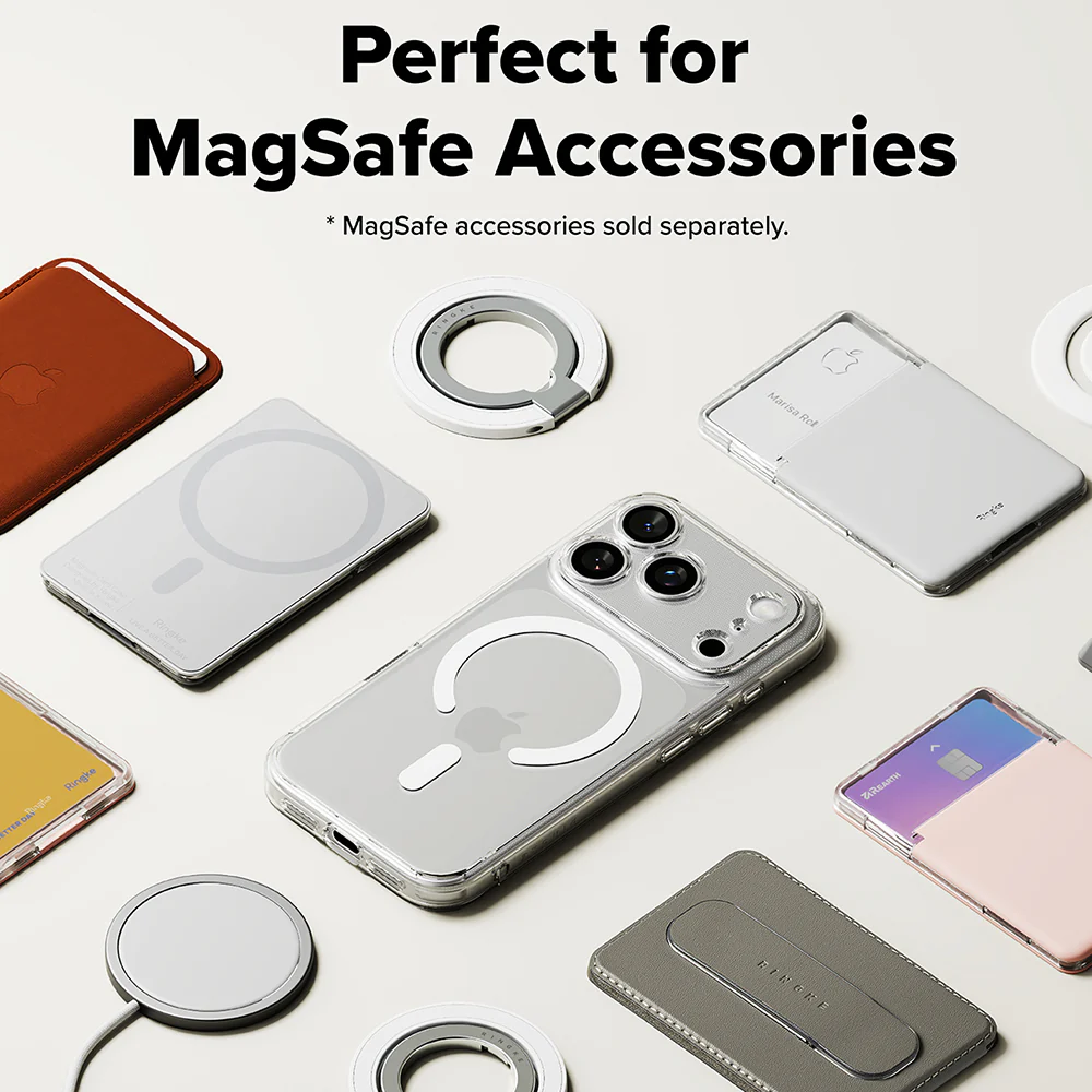 MagSafe Case for Apple iPhone 17 Pro, Ringke, Fusion, Matte Transparent - Image 7