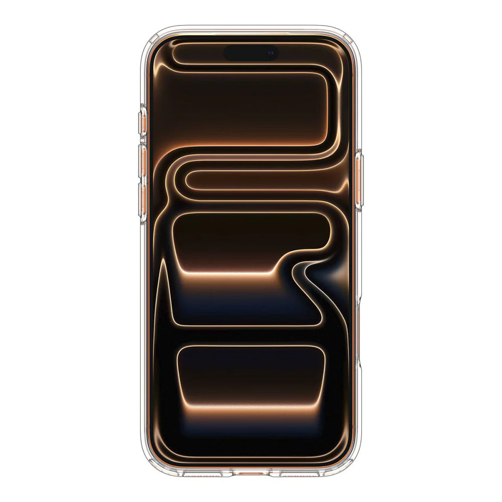 MagSafe Case for Apple iPhone 17 Pro, Spigen, Ultra Hybrid, Transparent Orange ACS11112 - Image 3