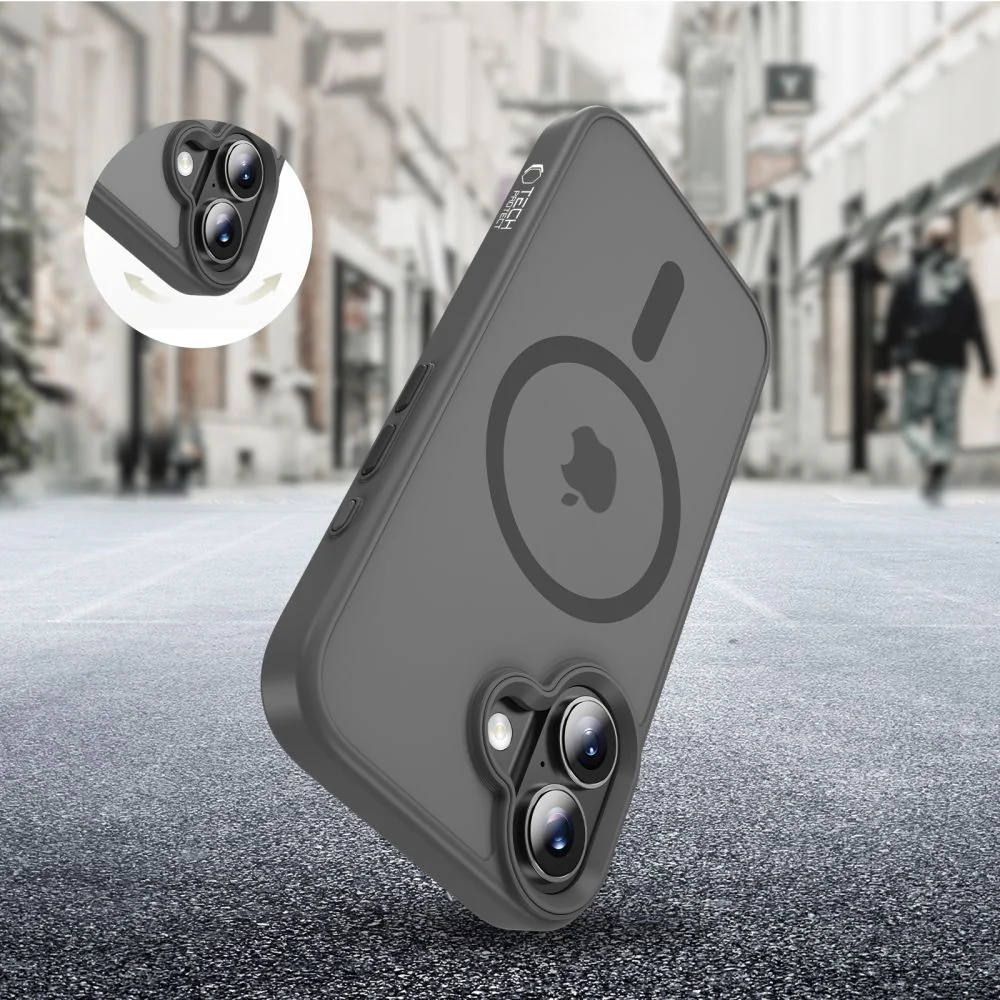 MagSafe Case for Apple iPhone 17, Tech-Protect, Magmat, Matte Gray - Image 5
