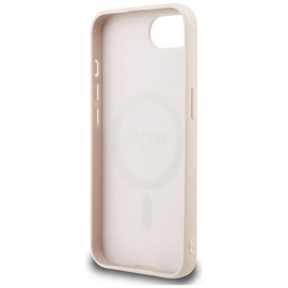 MagSafe Case for Apple iPhone 17e / 16e, Guess, 4G Classic, Pink - Image 6