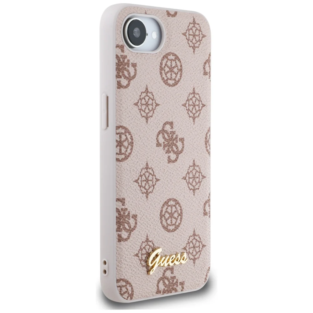 MagSafe Case for Apple iPhone 17e / 16e, Guess, Peony Script, Brown - Image 5