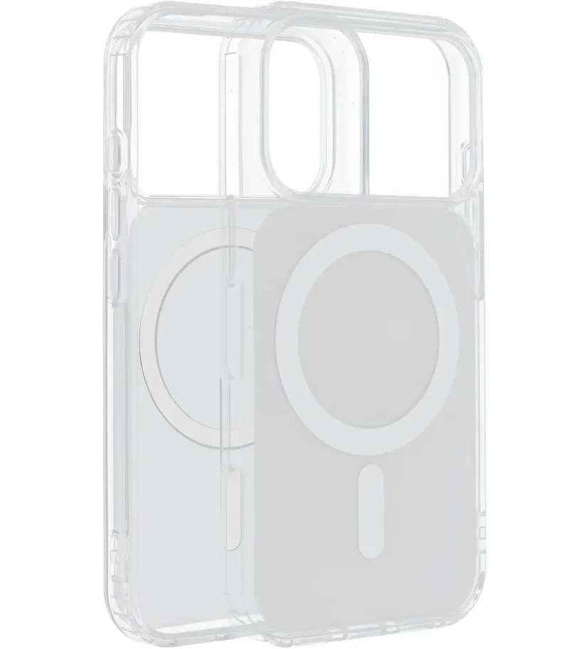 MagSafe Case for Apple iPhone 17e / 16e, OEM, Clear Fusion Mag Cover, White - Image 2