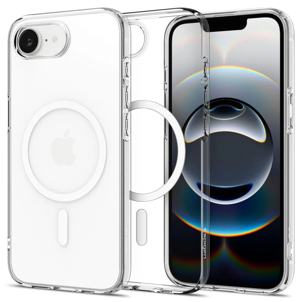 MagSafe Case for Apple iPhone 17e / 16e, Spigen, Liquid Crystal, Transparent ACS09150