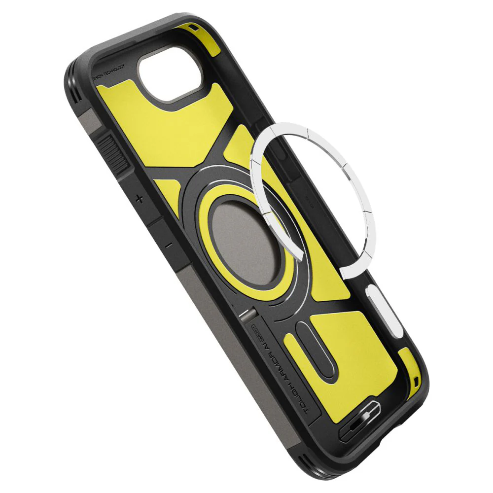 MagSafe Case for Apple iPhone 17e / 16e, Spigen, Tough Armor, Gray ACS09136 - Image 5