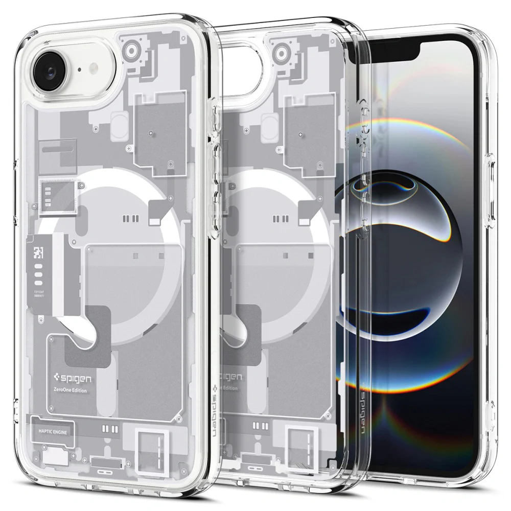 MagSafe Case for Apple iPhone 17e / 16e, Spigen, Ultra Hybrid Zero One, White ACS09142