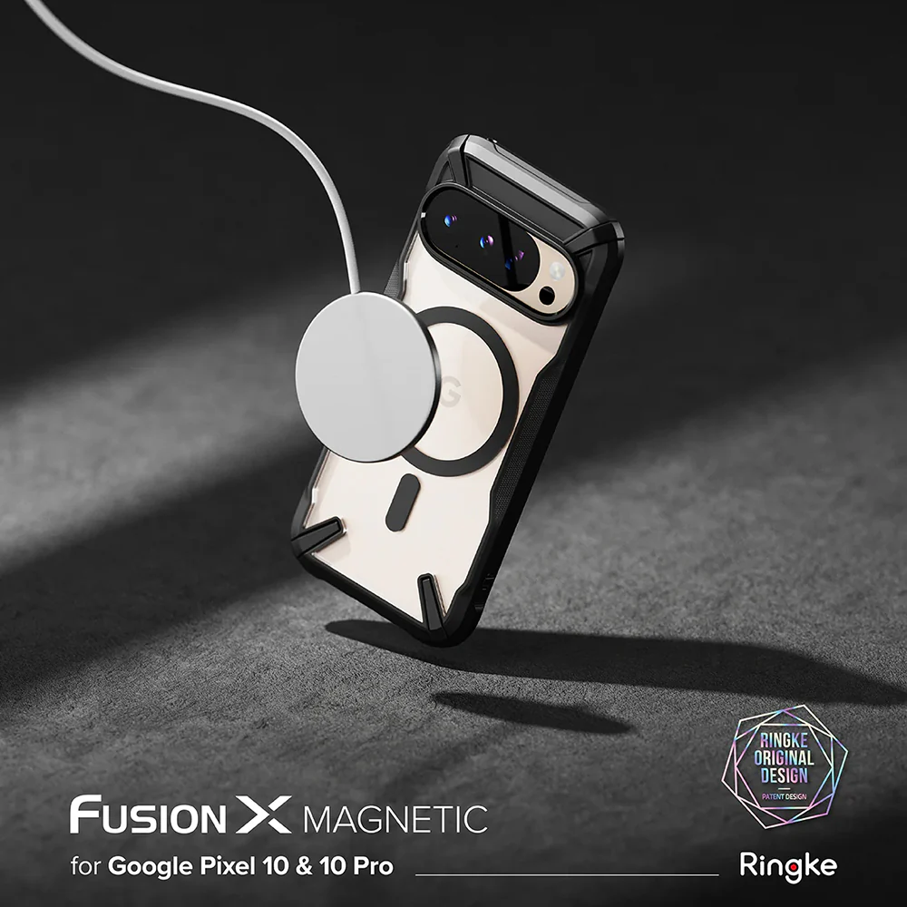 MagSafe Case for Google Pixel 10 Pro / 10, Ringke, Fusion X, Black - Image 2