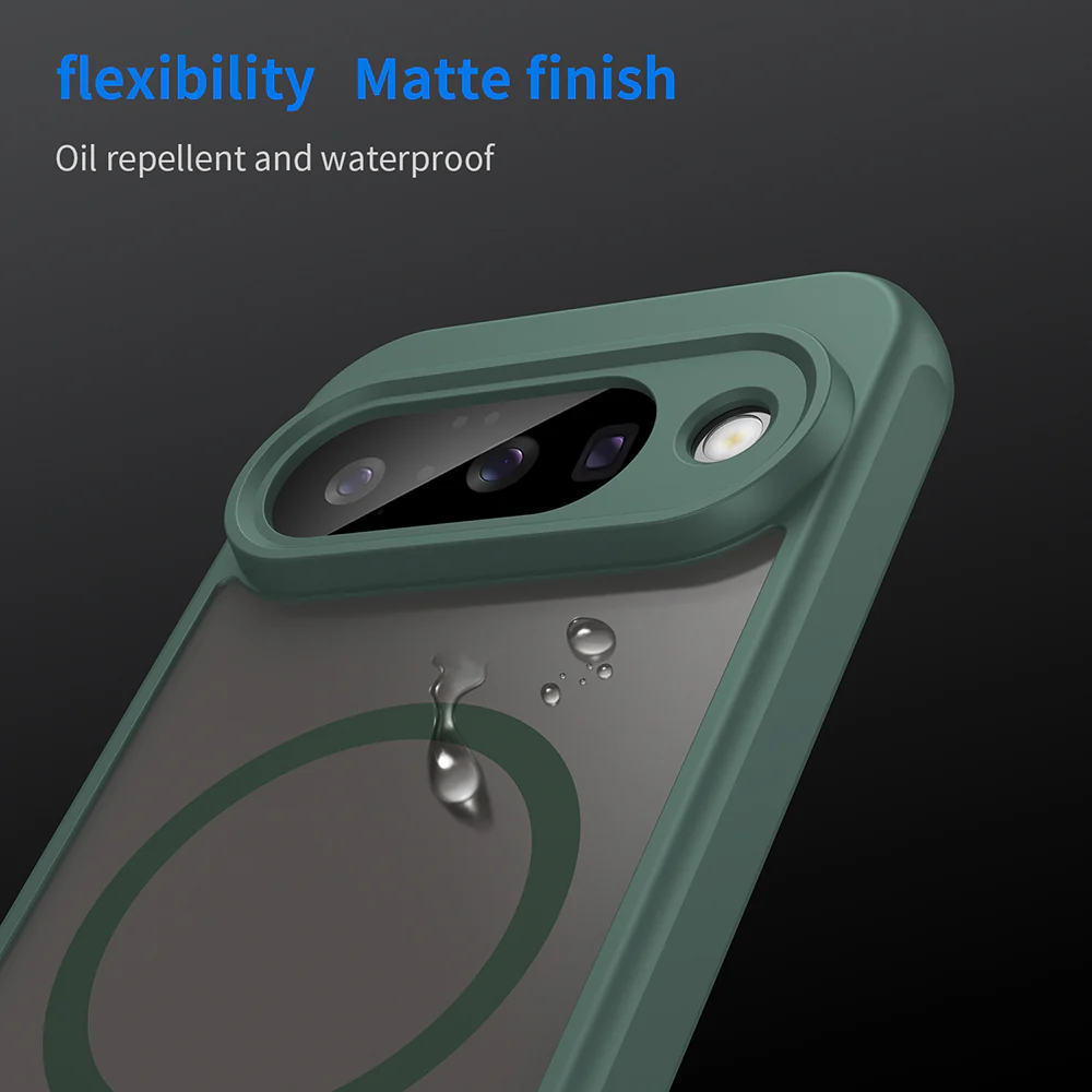 MagSafe Case for Google Pixel 10 Pro, Techsuit, HaloFrost II, Green - Image 6