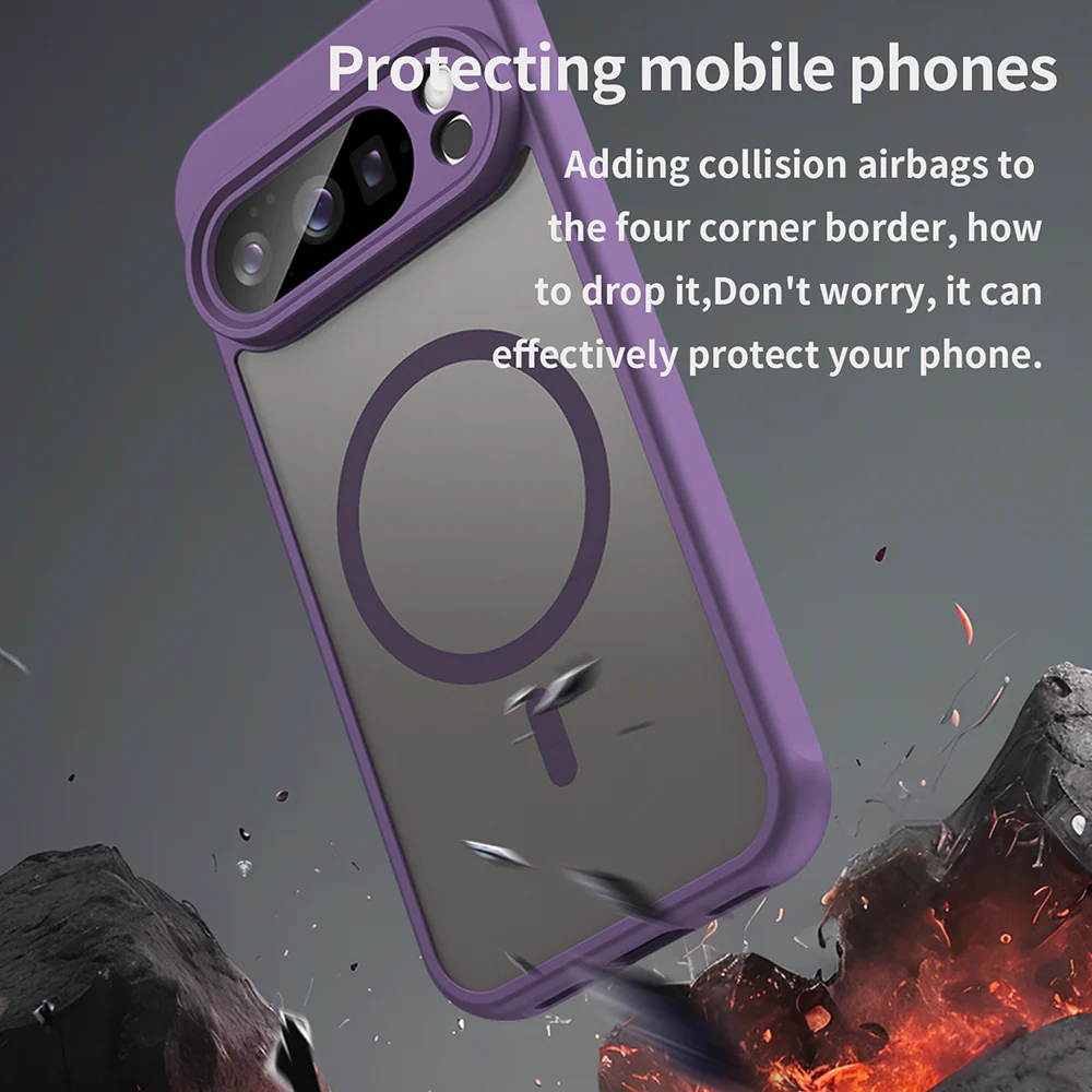 MagSafe Case for Google Pixel 10 Pro, Techsuit, HaloFrost II, Purple - Image 5
