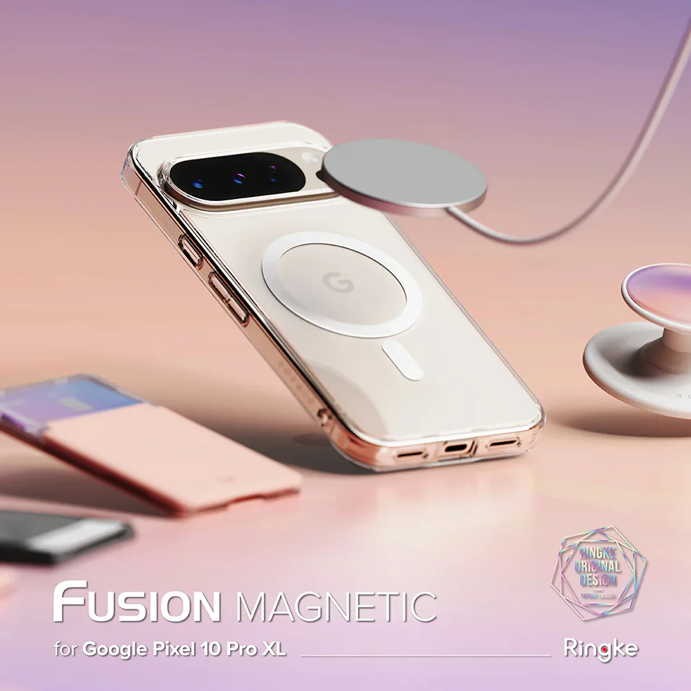 MagSafe Case for Google Pixel 10 Pro XL, Ringke, Fusion, Transparent - Image 2