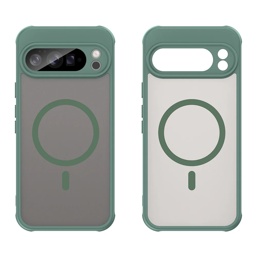 MagSafe Case for Google Pixel 10 Pro XL, Techsuit, HaloFrost II, Green - Image 2