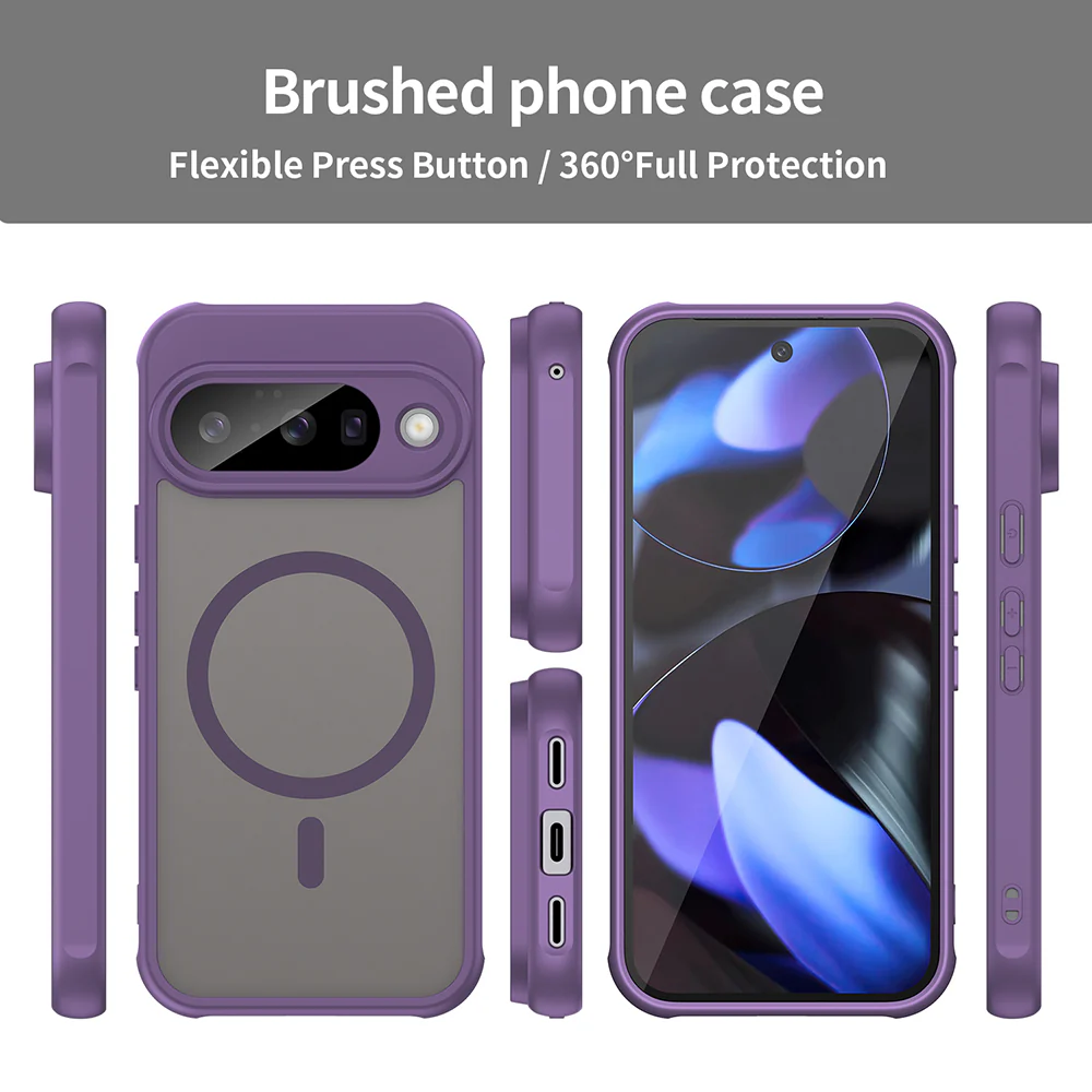 MagSafe Case for Google Pixel 10, Techsuit, HaloFrost II, Purple - Image 3