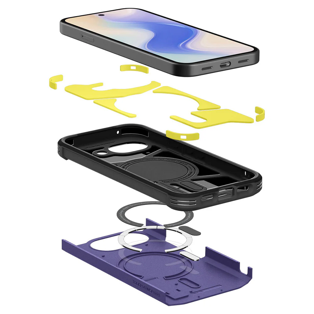 MagSafe Case for Google Pixel 10a, Spigen, Tough Armor, Purple ACS11281 - Image 7