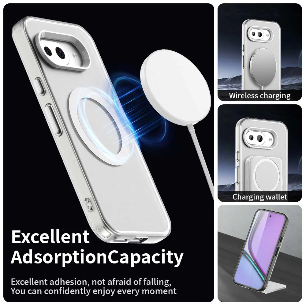 MagSafe Case for Google Pixel 10a, Techsuit, CandyCase, White - Image 2