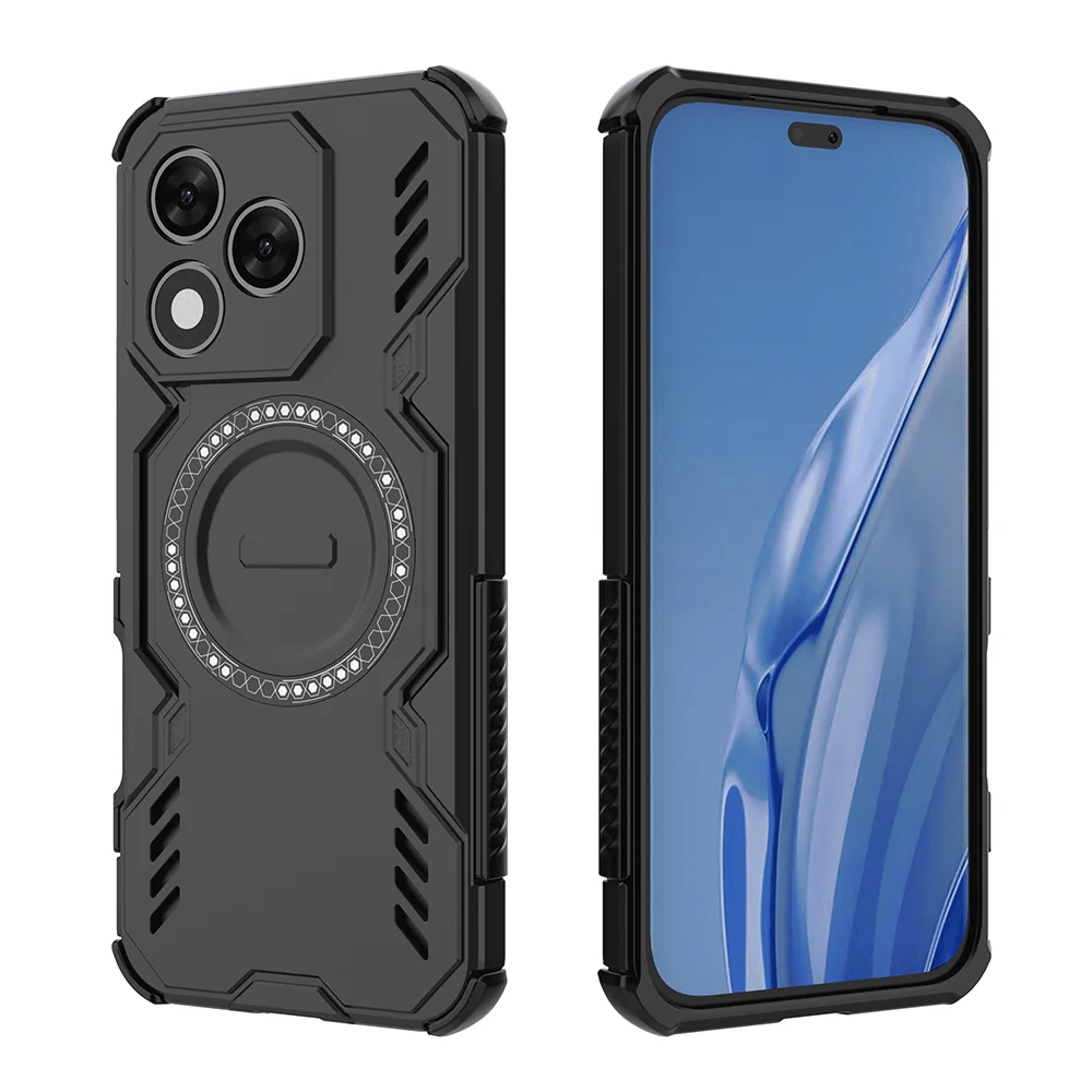 MagSafe Case for Honor 400 Lite, Techsuit, ArmorMag, Black - Image 2