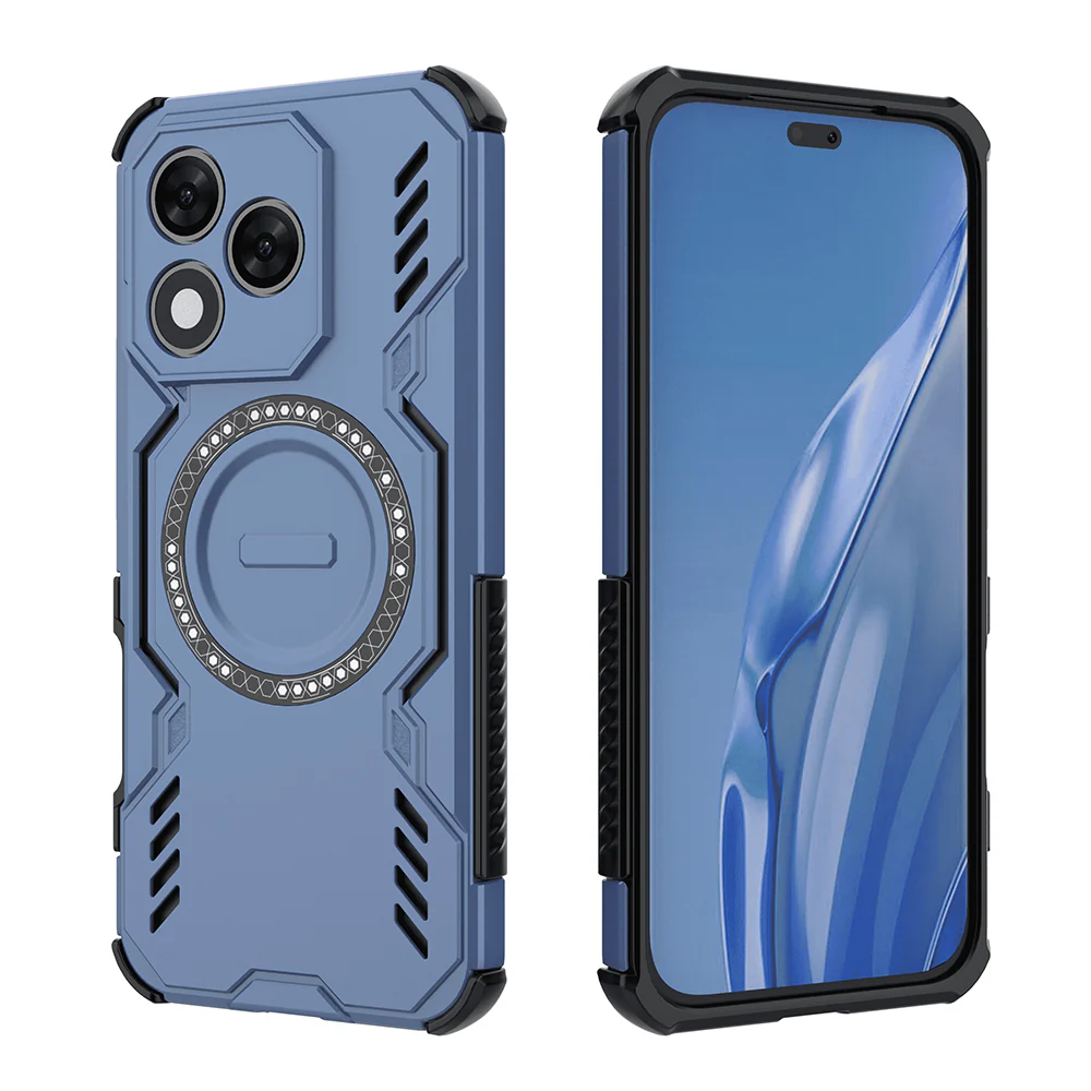 MagSafe Case for Honor 400 Lite, Techsuit, ArmorMag, Blue - Image 2