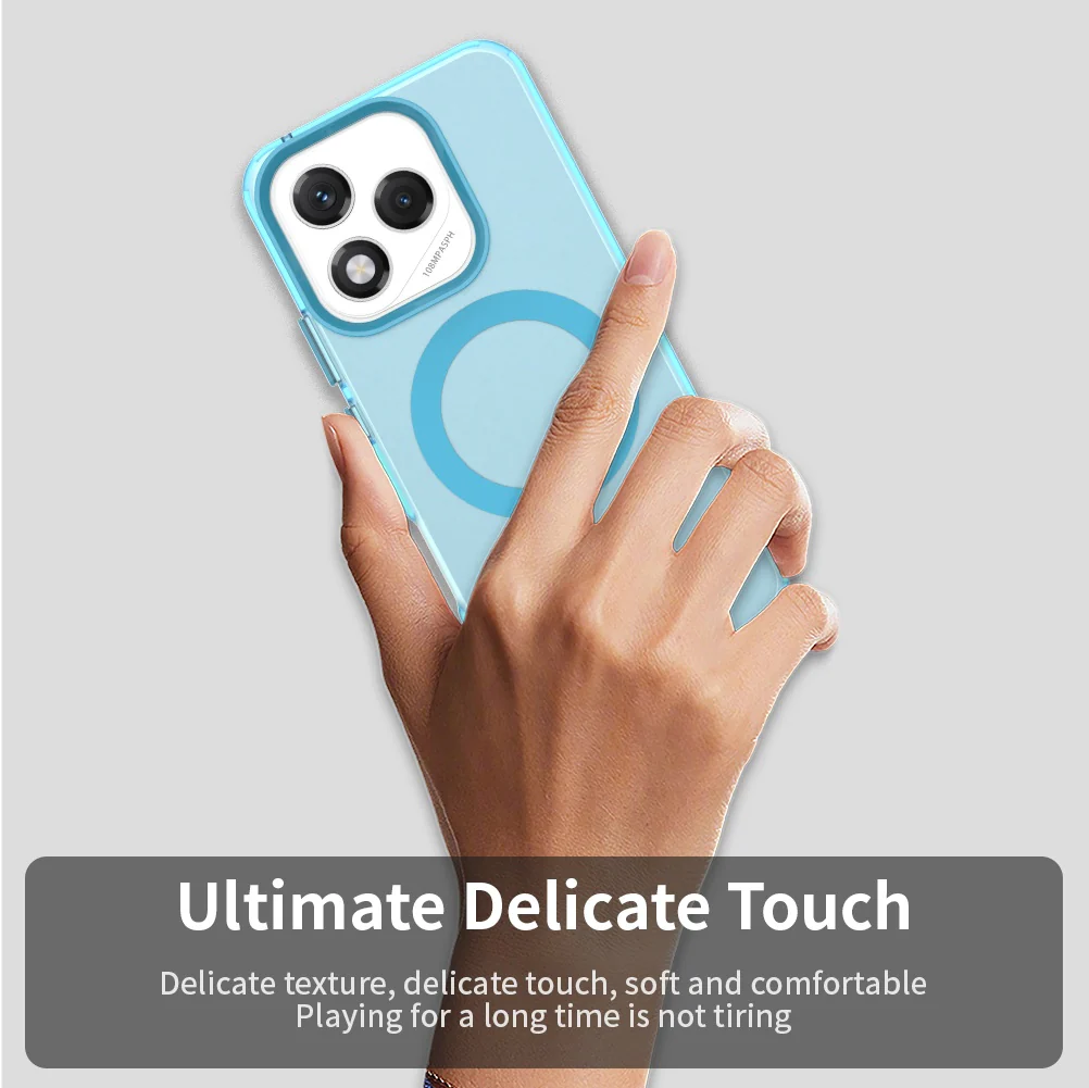 MagSafe Case for Honor 400 Lite, Techsuit, CandyCase, Blue - Image 2