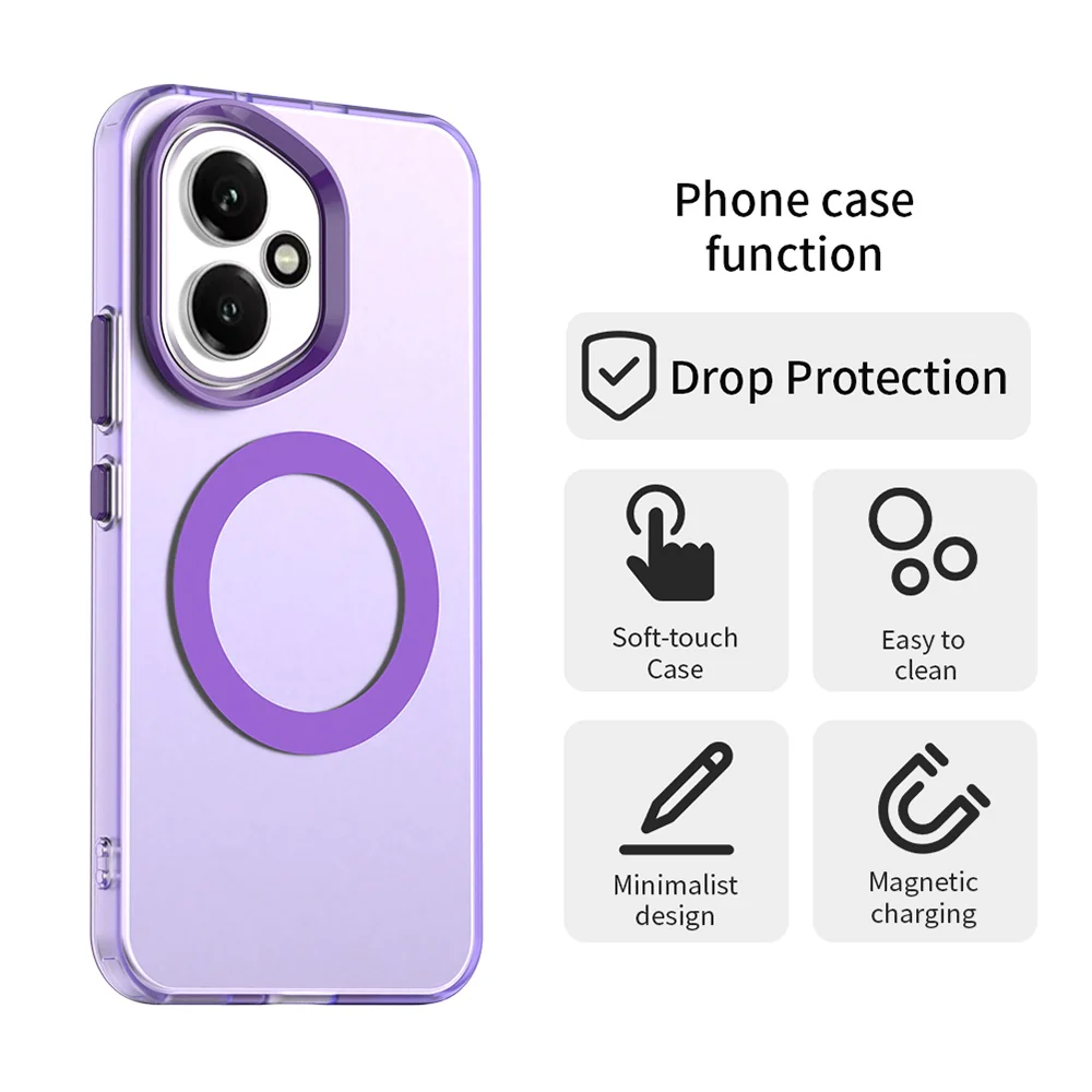 MagSafe Case for Honor 400, Techsuit, CandyCase, Purple - Image 2