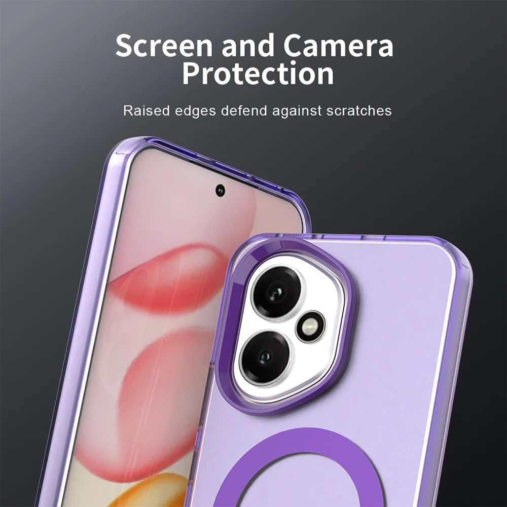 MagSafe Case for Honor 400, Techsuit, CandyCase, Purple - Image 3