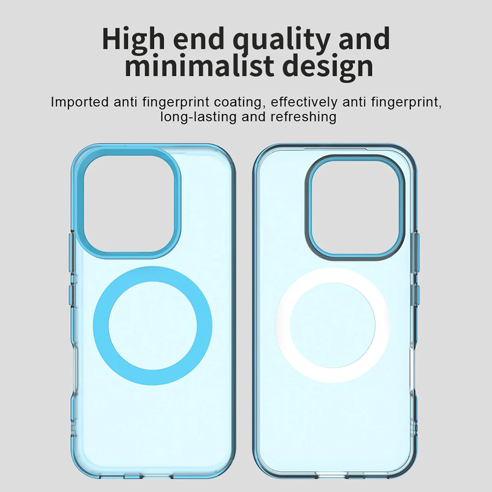 MagSafe Case for Honor 600 Pro / 600, Techsuit, CandyCase, Blue - Image 4