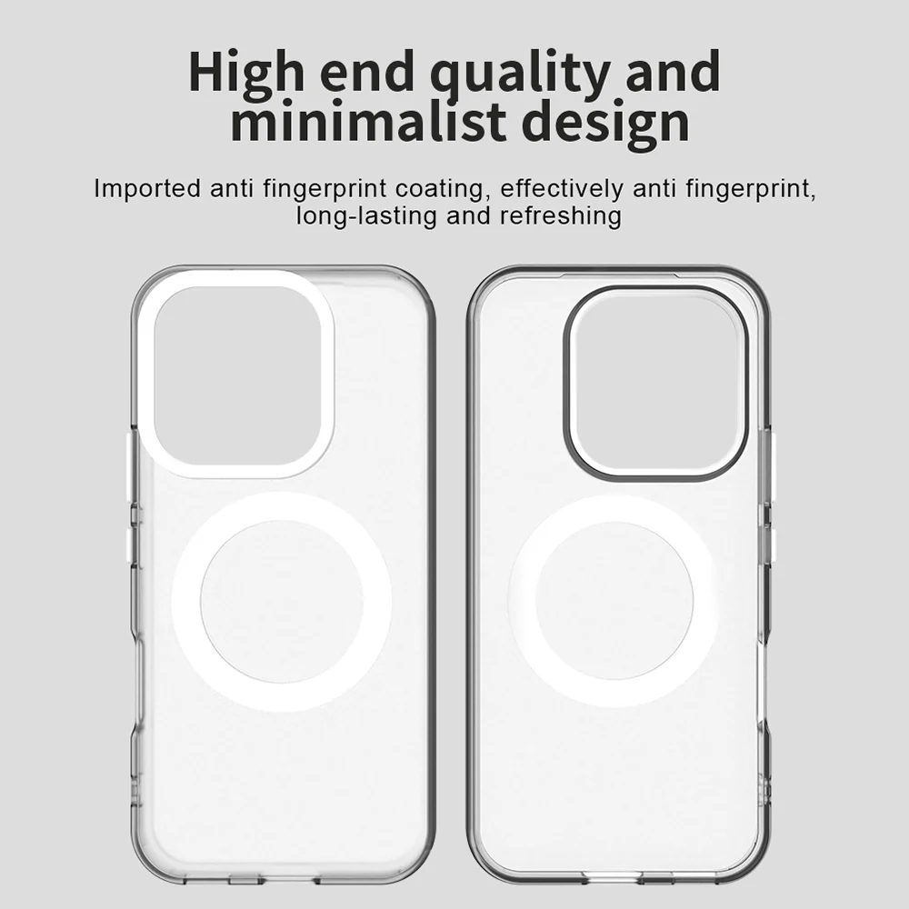 MagSafe Case for Honor 600 Pro / 600, Techsuit, CandyCase, White - Image 3