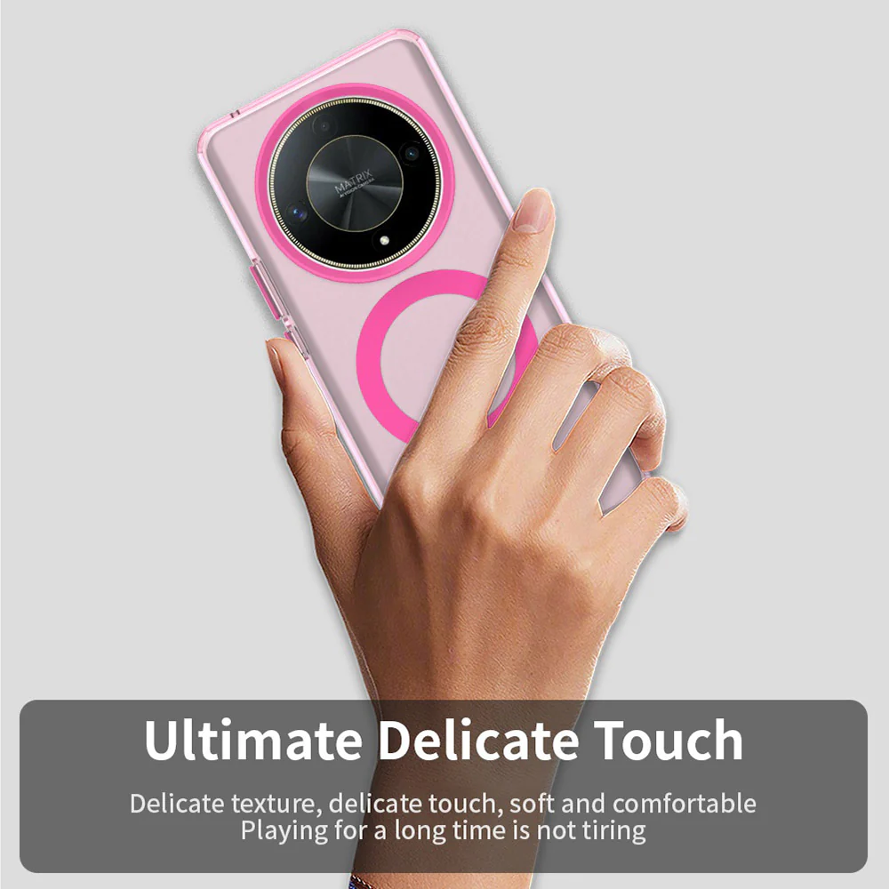 MagSafe Case for Honor Magic6 Lite, Techsuit, CandyCase, Pink - Image 6