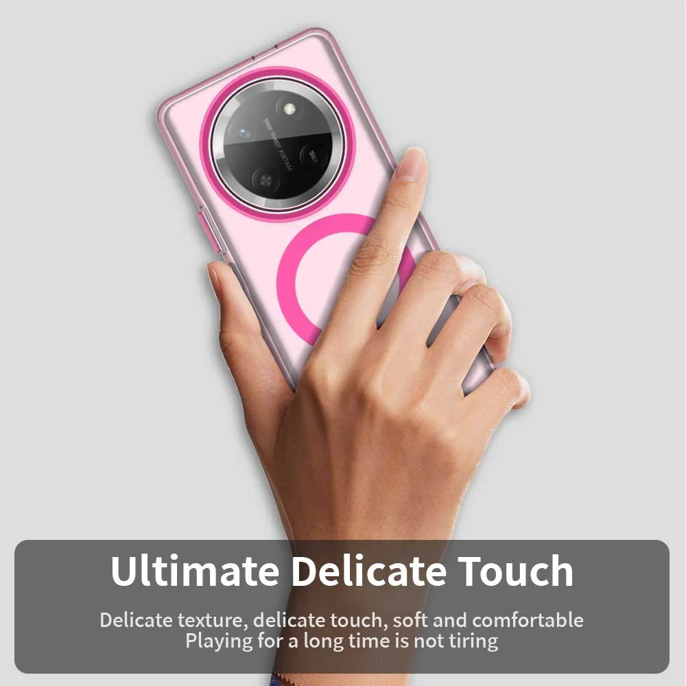 MagSafe Case for Honor X9c / Magic7 Lite, Techsuit, CandyCase, Pink - Image 5