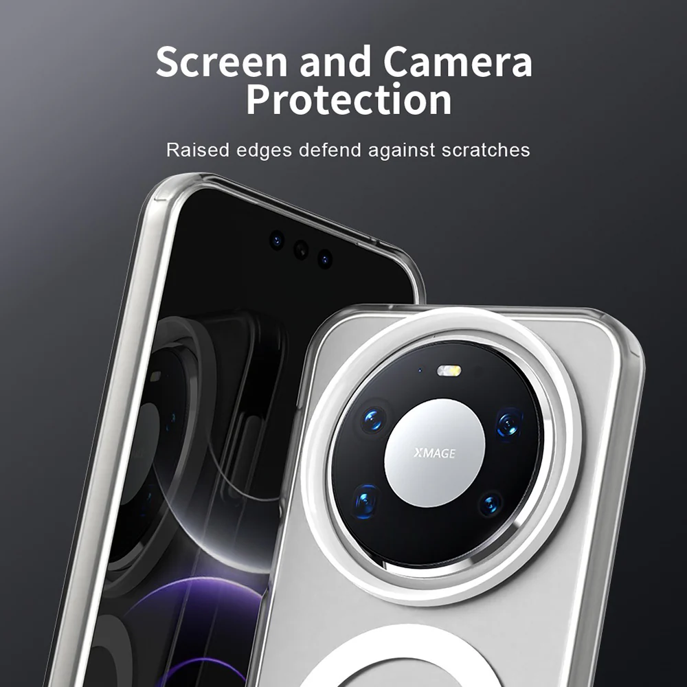MagSafe Case for Huawei Mate 80 Pro, Techsuit, CandyCase, White - Image 2
