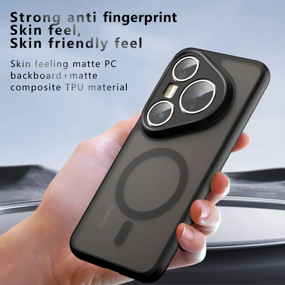 MagSafe Case for Huawei Pura 80 Pro / Pura 80 Ultra, Techsuit, PureFrost, Satin Black - Image 4