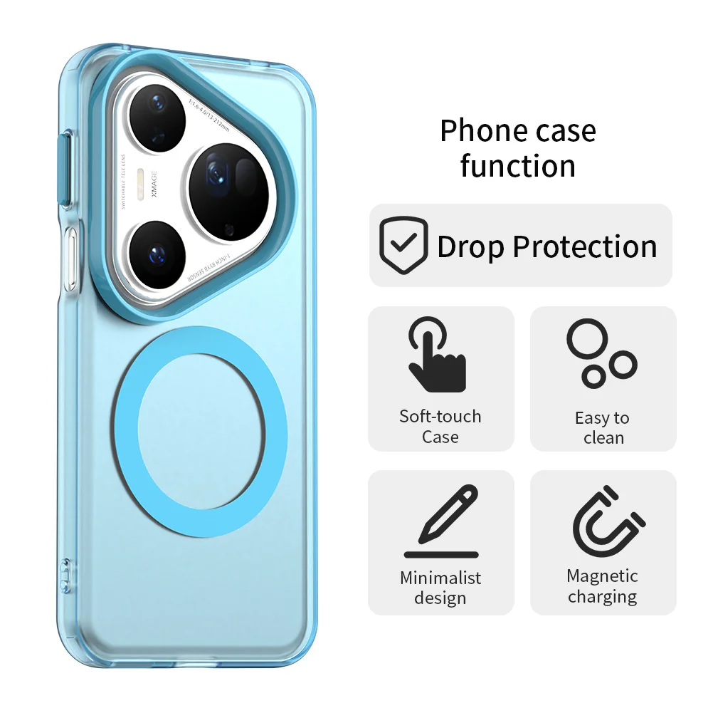MagSafe Case for Huawei Pura 80 Ultra, Techsuit, CandyCase, Blue - Image 2