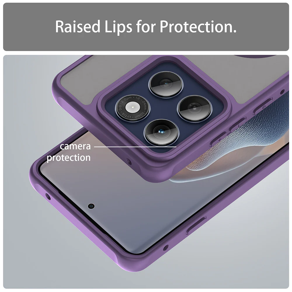 MagSafe Case for Motorola Edge 60 Pro, Techsuit, HaloFrost II (Big Lens Hole), Purple - Image 3