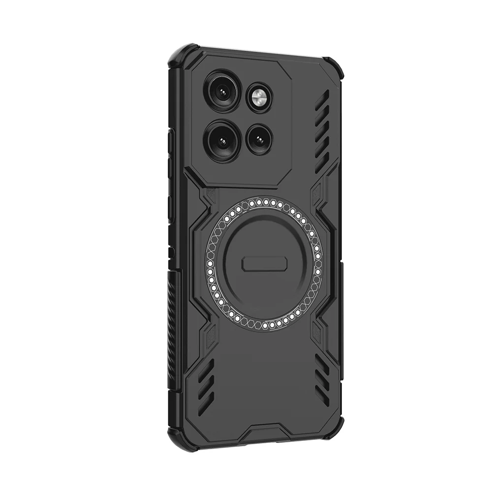 MagSafe Case for Motorola ThinkPhone 25 / Edge 50 Neo, Techsuit, ArmorMag, Black - Image 3