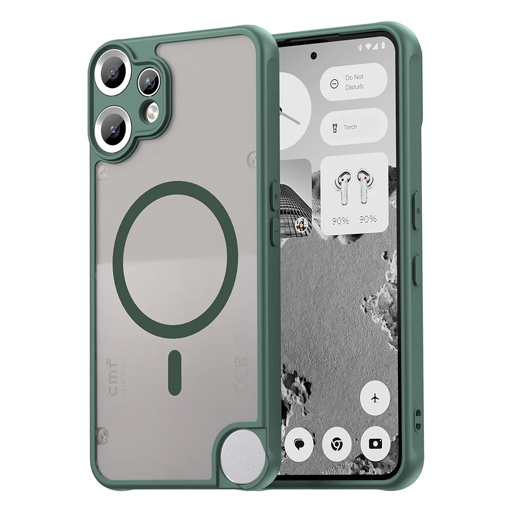 MagSafe Case for Nothing CMF Phone 2 Pro, Techsuit, HaloFrost II, Green