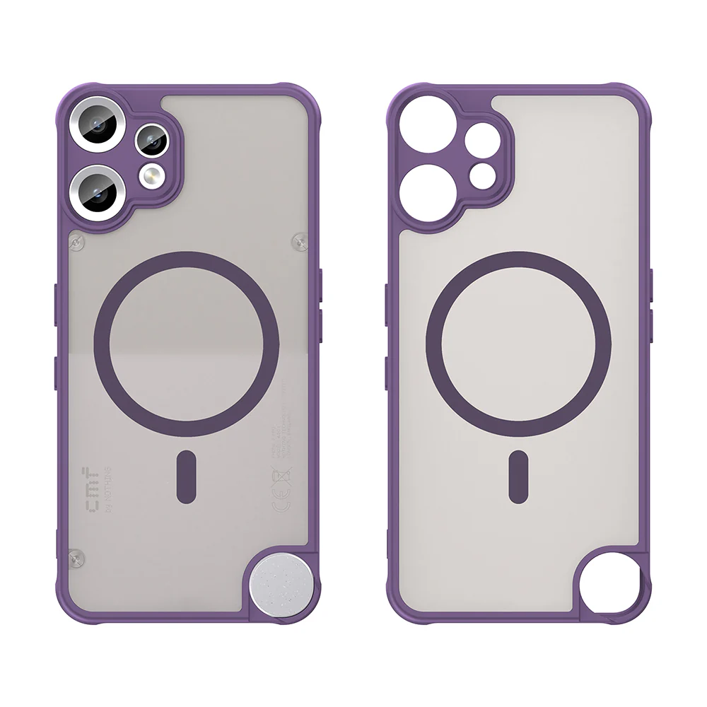 MagSafe Case for Nothing CMF Phone 2 Pro, Techsuit, HaloFrost II, Purple - Image 2